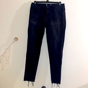 Kut from the Kloth black distressed jeans